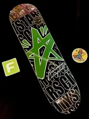 RARE NOS City Stars Skateboard Deck Kareem Campbell Pro Model Logo QS