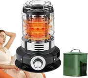 Outdoor Heater,Portable Camping Burner | 1500W Patio Heater Portable Electric Space Heater Stove with Tip-Over Protection for Garage Greenhouse Outdoor Use