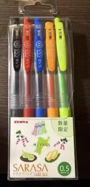 Sendai Station Stationery Festival Limited Edition Sarasa Clip 5 Color Set ZEBRA