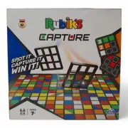 Rubik's Capture – Fast-Paced Fun Family Puzzle Strategy Board Game [DAMAGED BOX]