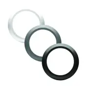 Accessories - LED Plain Round Cover Small Charcoal/Silver/White Superlux Lighting - LK1551
