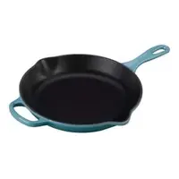 在飛比找PChome商店街優惠-法國Le Creuset 加勒比海藍 26cm 單柄 圓形 