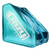 Crazy Skates Metallic TEAL Skate Bag Quad Rollerskates Roller Inline Blades Ice