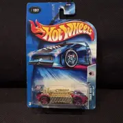 HOT WHEELS 2004 Krazy 8s #197 – Track Aces – Red/Gold PR5 Wheels