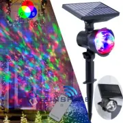 Christmas LED Moving Solar Laser Projector Light Xmas Outdoor Landscape Lamp