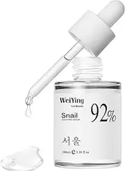 Snail Soothing Serum 92% All-In-O-n-e Skin Care Essence, Power Repairing 100ml Dropper Moisturizing Water, With Snail Secretion Filtrate for Dull Skin & Fine Lines, Korean Skin Care