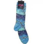 Hot Sox Crew Socks Women Boy Water Lilies Claude Monet Classic Art Flowers Paint
