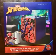 Marvel Spiderman Blue Red 6 Can Mini Fridge Thermoelectric Cooler 18728