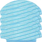 YBVABE Mopping Pads for Ecovacs Deebot T8, T9, N8 Pro, N10, NEO Robot Vacuums - Washable 4-Piece Set