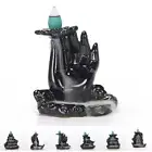 Waterfall Incense Burner Ceramic Incense Holder Handmade Ceramic Backflow Inc-LR
