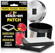 Trash Can and Diaper Pail Deodorizer Patch | Organic Odor Eliminator | 4 Month Supply | Beats Baking Soda and Charcoal Bags | Chemical and Fragrance Free