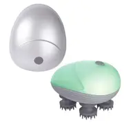 Mini Electric Kneading Vibrating Scalp Massager Device - USB Rechargeable