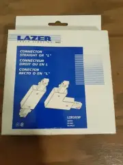 Lazer Lighting Lzr000203p White L Track Lighting Connector,No LZR000203P