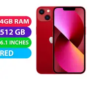 Apple iPhone 13 5G (512GB, Red) Australian Stock - Used (Excellent)