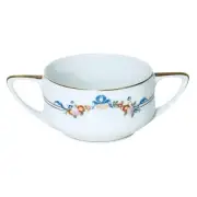 Pfeiffer & Lowenstein Schlackenwerth MIRABEAU Antoinette Floral Cream Soup Bowl