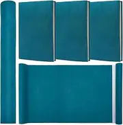 CRASPIRE 51 x 11.8 Suede Book Cloth Teal Green for Book Binding A4-A8 Fabric Surface Paper Backed Bookcover Books Album Scrapbooking Archival DIY Covering Protector Bookcloth Bookbinding Supplies