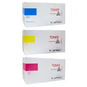3pc Whitebox Compatible Brother TN257 Toner Cartridge - Cyan/Magenta/Yellow Set