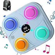 Music Boxing Machine for Adults - Wall Mounted Boxing Machine Punching Machine with Gloves | Training Light Sport Toy Rechargeable Boxing Trainer for Gym