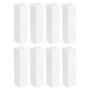 8pcs Nail Buffer Block 120 Grit Nail File for Nail Buffing, White