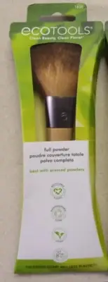 Ecotools Powder Brush #1600 Full Size Vegan Clean Beauty.
