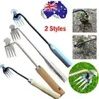 Stainless Steel Hand Weeder Rake Weeding Weed Remover Puller Manual Tool Garden