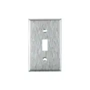 SUNLITE 1 Gang Toggle Plate Steel E101S