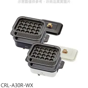 虎牌【CRL-A30R-WX】多功能方型電烤盤白色電火鍋