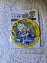 Dragonball Z Tazo Dizk Series 1 Super Saiyan Vegeta Sealed 33/40 P/L 900
