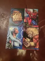 95 Flair Marvel Annual 4 Trading Card Uncut Promo Sheet 1995 MCU
