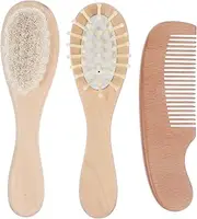 VICASKY Baby Scalp Brush Set 1 Set Baby Hair Brush for Newborns Scalp Massager Hair Cleaning Brush Soft Bristles