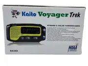 New Kaito Voyager Trek Dynamo & Solar Powered Radio Open Box 10 Band Shortwave