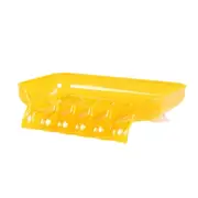 10Pcs Colourful Suction Cup Drainage Soap Box
