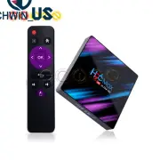 H96 MAX RK3318 Smart TV BOX Android 9.0 4GB 64GB Quad Core 1080p 4K LED screen