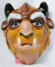 Vintage Walt Disney Beast Mask Beauty and the Beast Halloween CeSar Belle