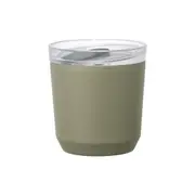 Kinto 240ml To Go Tumbler V2 Stainless Steel Insulated Takeaway Cup Mug Khaki