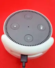 Alexa Echo Dot 3 Wall Mounted Form Fitting White