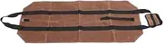 Generic Firewood Carrier Bag, Waxed Canvas Log Carrier with Handle, Wood Tote Bags Wood Heavy Holder Storage Tote Log Carrying Bag for Fireplace Stove Accessory Camping Outdoor Indoor (Coffee Color)