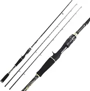 [Sougayilang] Casting Fishing Rod, Durable Lightweight Graphite Casting Rod, Sensitive Tournament Quality Casting Fishing Rod One Piece & Two Pieces Baitcast Rods
