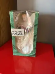 Fiber Optic Angel Christmas Tree Topper 12” Lighted !!!!!