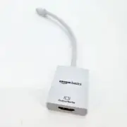 Amazon Basics Mini DisplayPort to HDMI Adapter, White