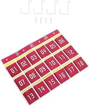 COMPUKAS 1set Wall-mounted Phone Organizer Multi-function Classroom Supply Hanging Holder for Cell Phones Calculators Easy Installation Practical Storage for Classrooms Offices and Homes