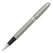 Sheaffer Prelude Signature Palladium Plate with Engraved Imperial Pattern Tri...