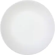 [CORELLE] 3121 26 cm Vitrelle Glass Winter Frost White Dinner Plate, Pack of 6