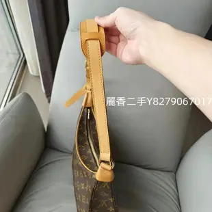 麗香二手 LV 路易威登 Boulogne手袋 中古包 牛角包 肩背包 斜挎包 女包 M51265