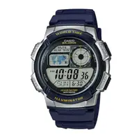 在飛比找momo購物網優惠-【CASIO 卡西歐】世界地圖電子錶(AE-1000W-2A