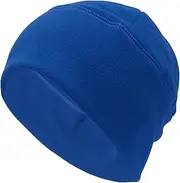 [X AUTOHAUX] Cycling Hat Keep Warm Hard Hat Liner Polar Fleece Fabric Blue 29x21cm 1 Pc