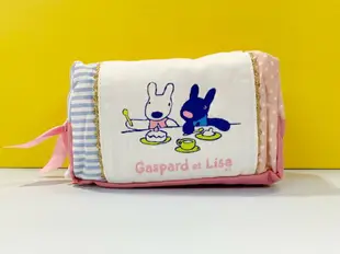 【震撼精品百貨】Gaspard et Lisa 麗莎和卡斯柏 化妝包/收納袋-粉#96393 震撼日式精品百貨