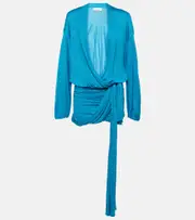 [Blumarine] Blumarine Draped minidress AU 14 blue