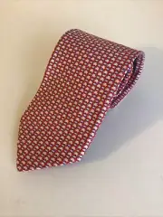 SALVATORE FERRAGAMO Tie, New With Tags, Silk, Frogs