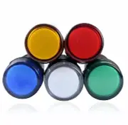5Pcs 12V LED Indicator Pilot Signal Light Lamp Red Green Blue Yellow White [M1]
